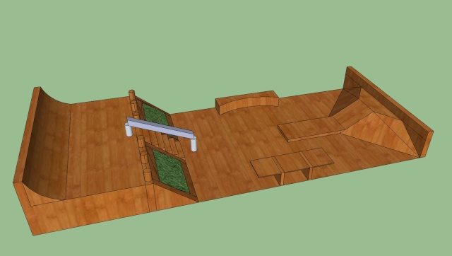 Google SketchUp - Share your skate ramps/parks! Park10