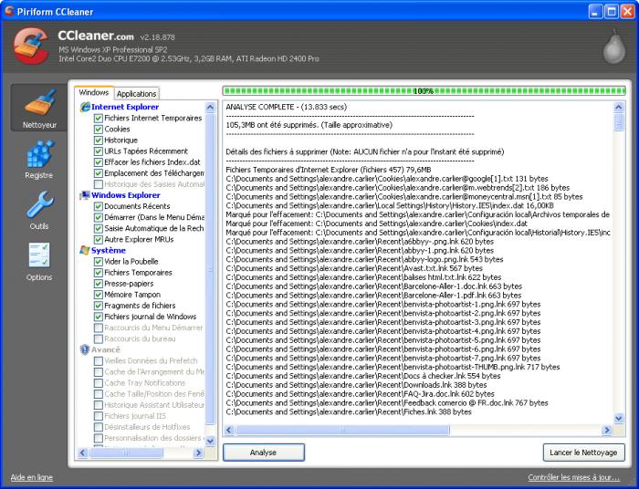 CCleaner 2.30.1130 Nettoyeur efficace pour protéger le système et la vie privée 3_ccle10