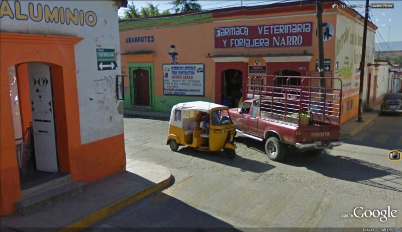 STREET VIEW : Mini Taxi,Mexique Mexiqu10