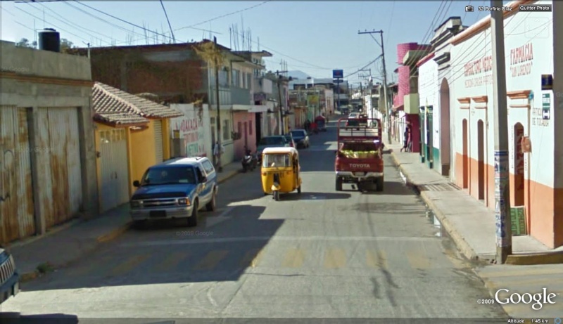 STREET VIEW : Mini Taxi,Mexique Mexiqu12