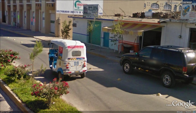 STREET VIEW : Mini Taxi,Mexique Mexiqu14