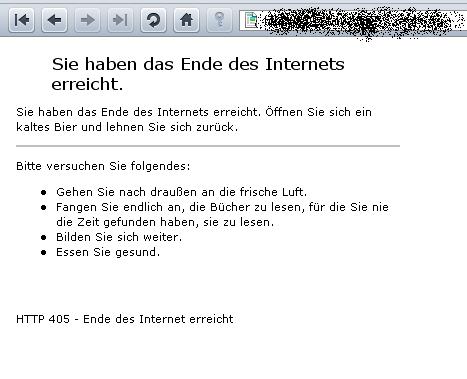 Das Ende des Inet Unbena10