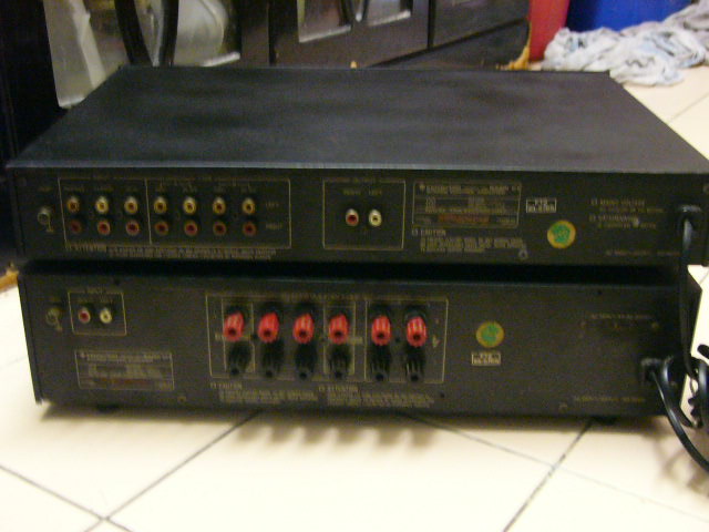 Kenwood  Pre Power Amp Basic m1/c1 combo SOLD P1040615