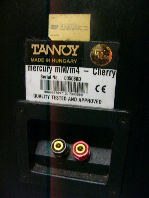 Tannoy Mercury MM/M4 floorstander [used]-sold P1060635