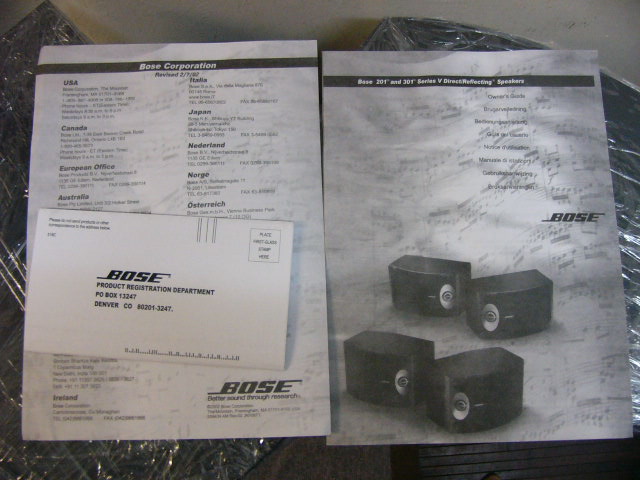 Bose 301 series V  Speaker[NOS]sold P1060713