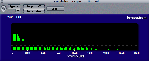 [Freeware] Analyseur de spectre et VU-Meter Bs-spe10