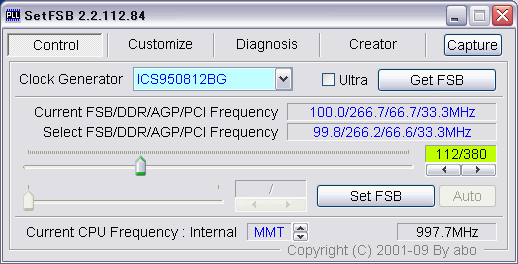 Set FSB Setfsb10