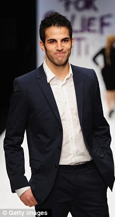 Captain Arsenal's Cesc Fabregas exhibitors in the fashion and model Articl12