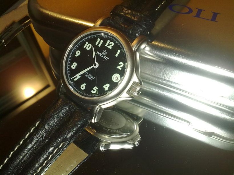 revue photo montre poljot round 2614 Montre11