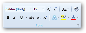 Mengubah Ukuran font default di Word Image811