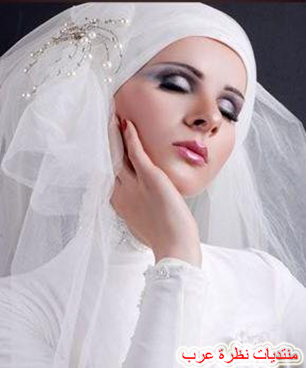 لفات طرح للعرائس المحجبات 5256_112