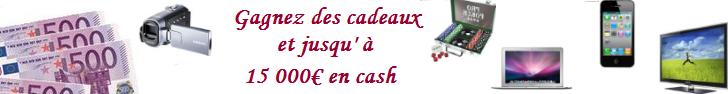 Gagnez des cadeaux et du cash en jouant au poker en ligne gratuitement Cado110