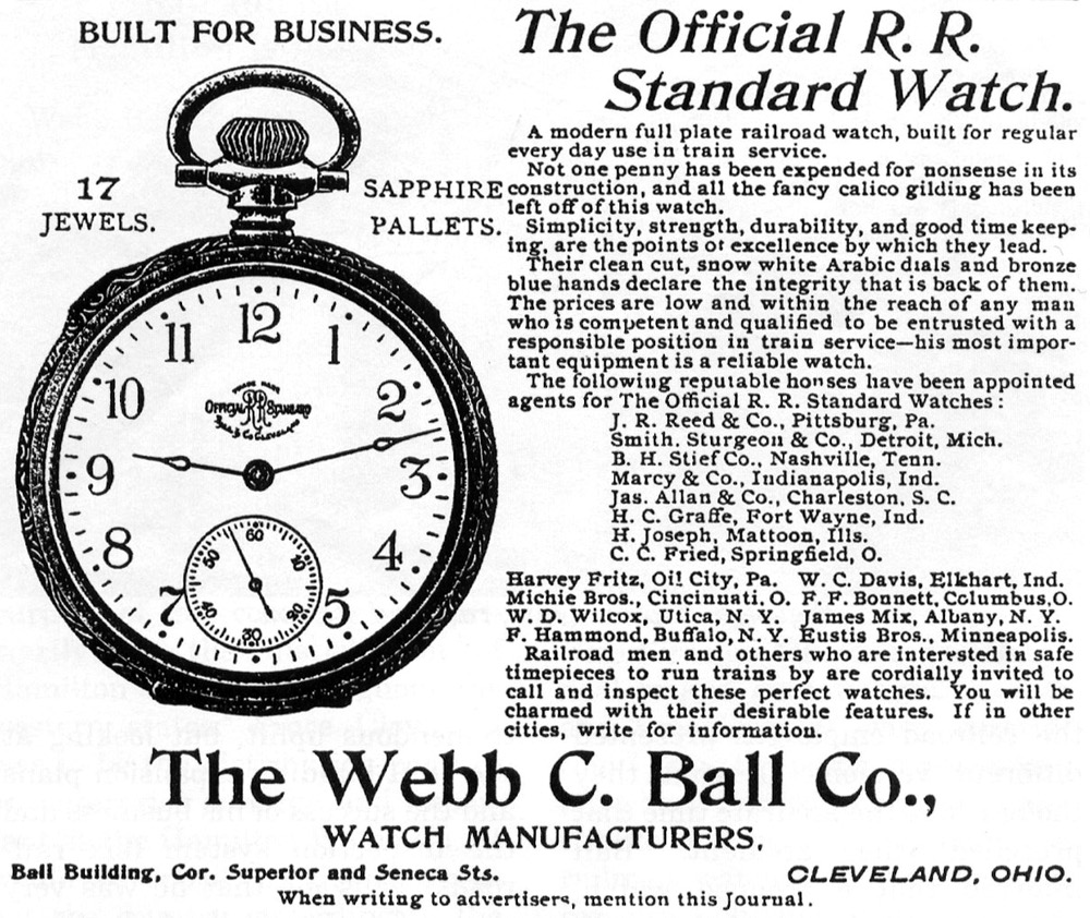 Montre des chemins de fer Ball Watch Company par la Record Watch Company Ball_w11