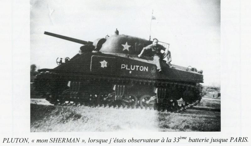 Chars Shermans des régiments d'artillerie Xi-64r10
