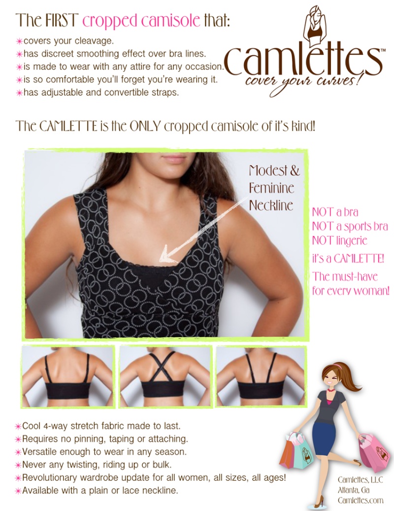 Sell Sheet examples for use when approaching retailers Camlet10