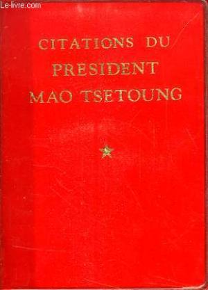 Citations du Président Ma Tse Toung Md814710