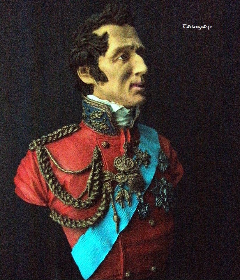 *  1/9 buste du Duc de Wellington 1815 - Mitches Military Models Pict5420