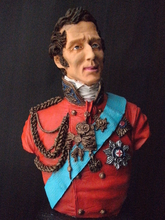*  1/9 buste du Duc de Wellington 1815 - Mitches Military Models Pict5421