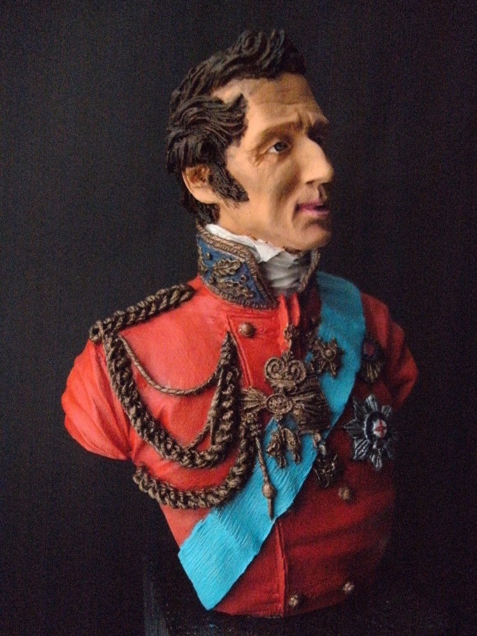 *  1/9 buste du Duc de Wellington 1815 - Mitches Military Models Pict5423