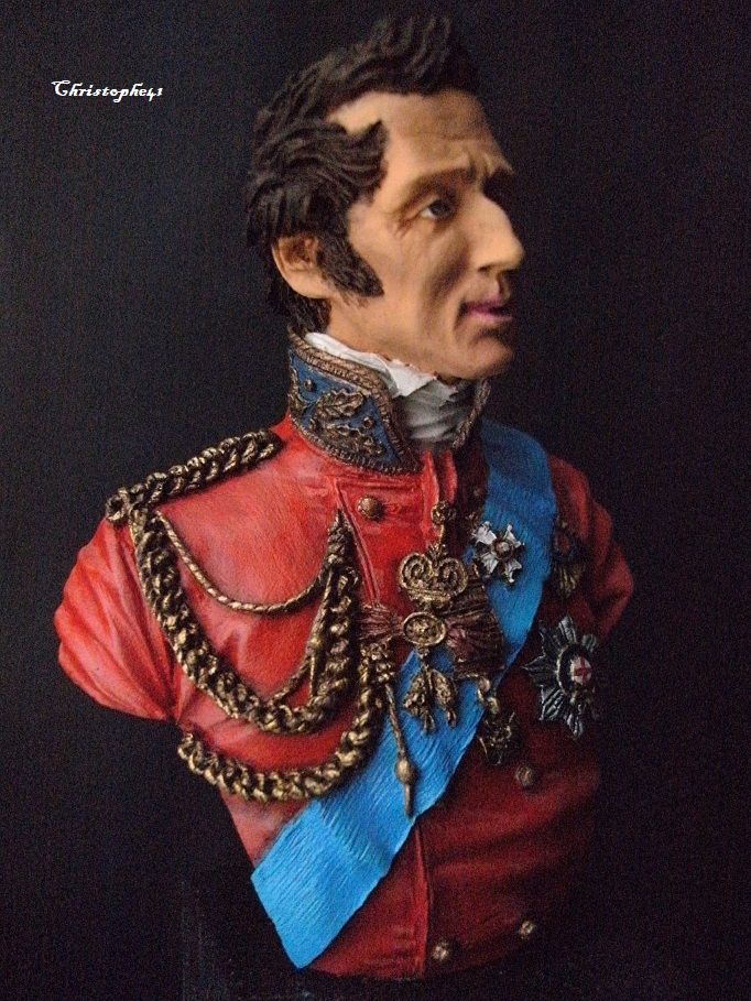 *  1/9 buste du Duc de Wellington 1815 - Mitches Military Models Pict5424
