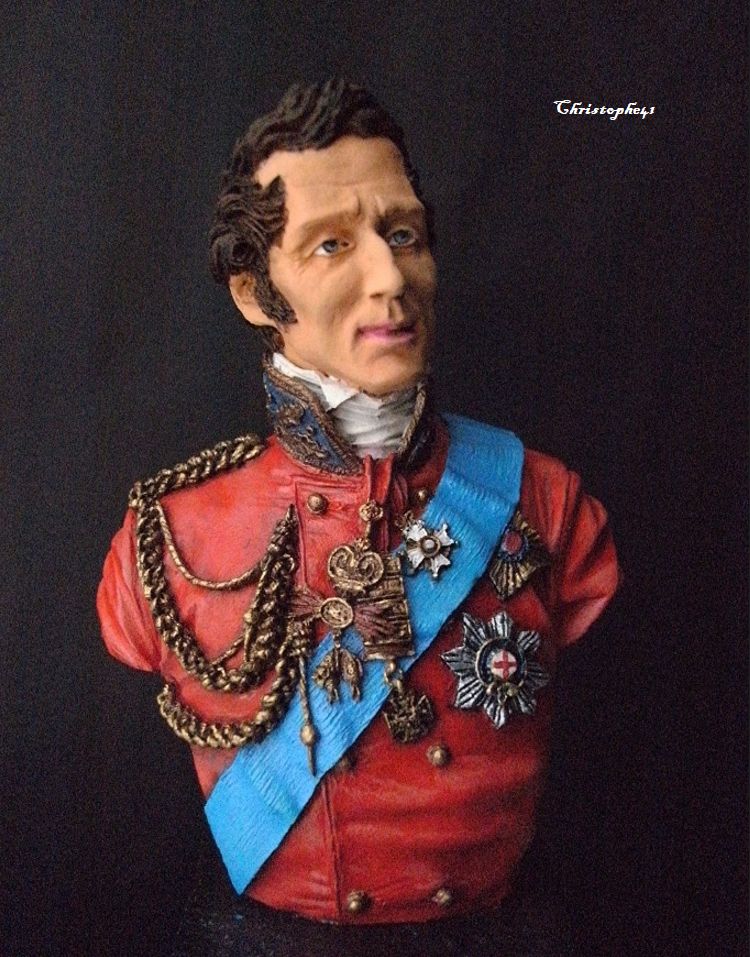 *  1/9 buste du Duc de Wellington 1815 - Mitches Military Models Pict5426