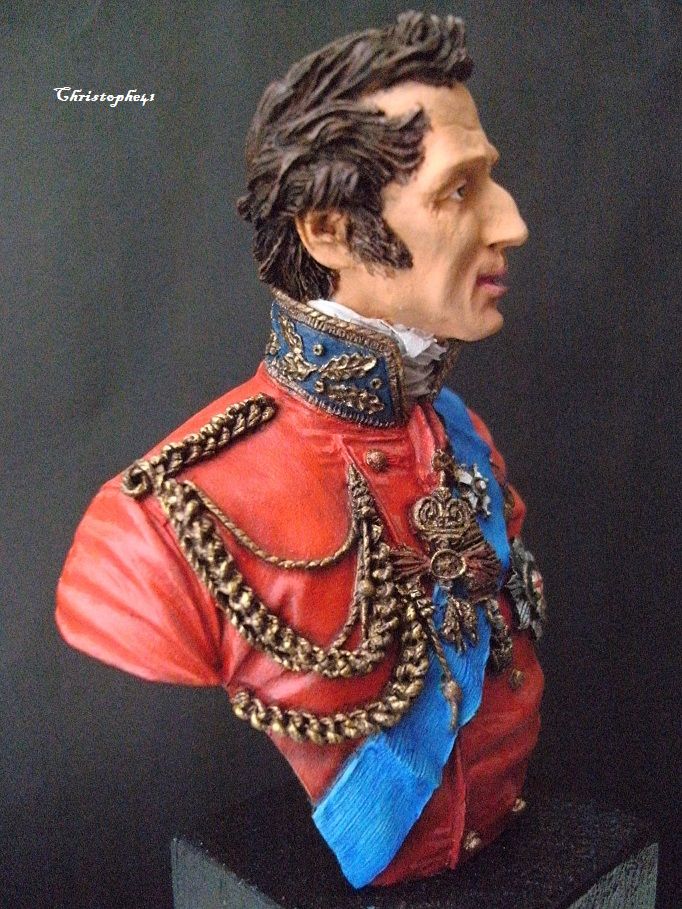 *  1/9 buste du Duc de Wellington 1815 - Mitches Military Models Pict5428