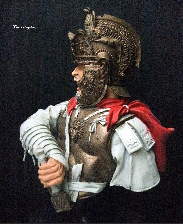 1/10 - officier de cavalerie Romaine Germanie 2nd C. AD - Young Miniatures Pict6921