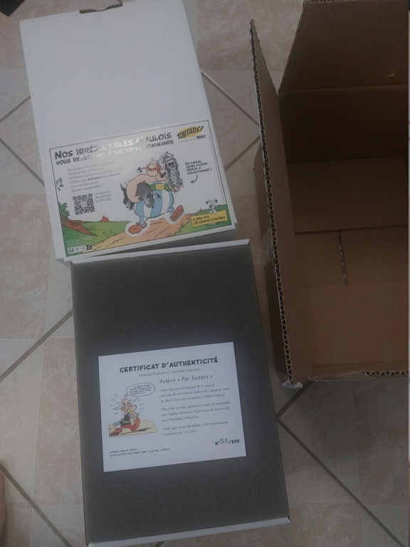 Figurine Asterix "Par Toutatis" Fariboles exclusivité boutique Astérix  20230115