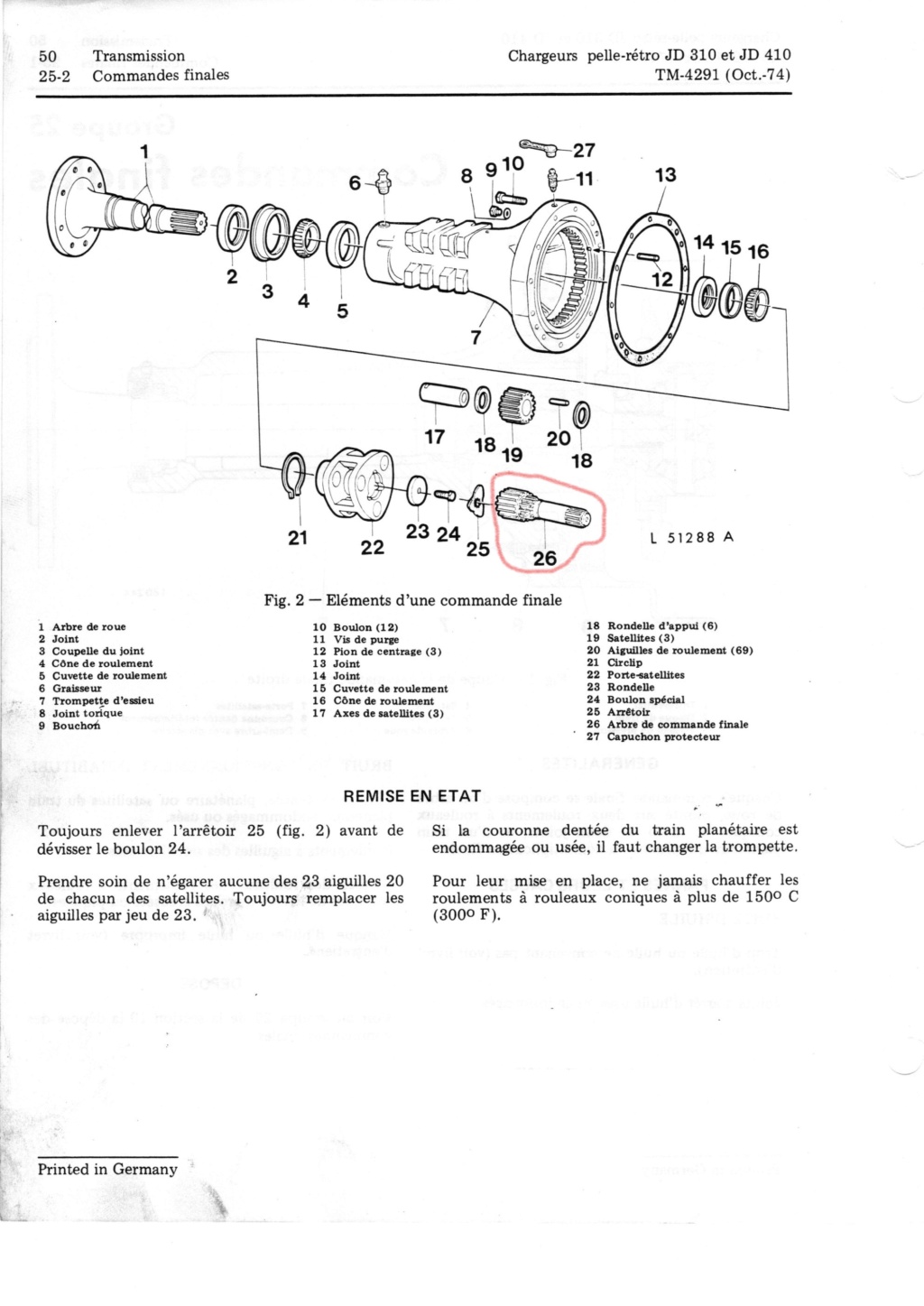 Panne transmission tractopelle JD410 Inkeda10