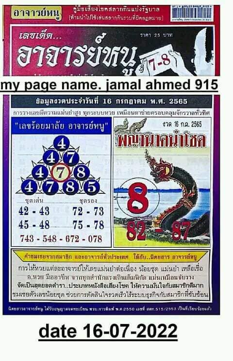 Mr-Shuk Lal Lotto 100% Free 16-07-2022 - Page 4 29091610