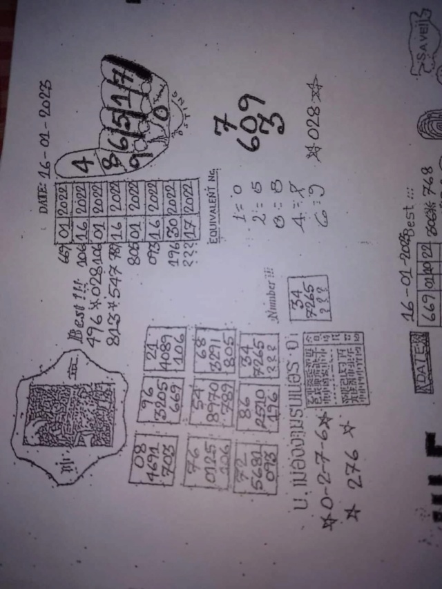 Mr-Shuk Lal Lotto 100% 1st-2nd-3rd Paper 17-01-2023 - Page 9 32249010