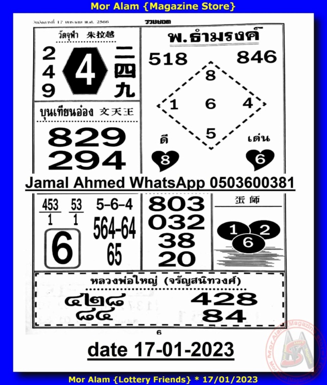 Mr-Shuk Lal Lotto 100% 1st-2nd-3rd Paper 17-01-2023 - Page 2 32268810