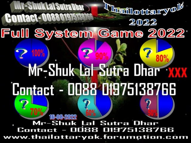 Mr-Shuk Lal Lotto 100% Free 16-08-2022 - Page 3 Formu167