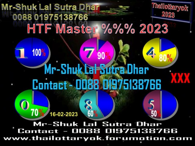 Mr-Shuk Lal Lotto 100% VIP 01-02-2023 Formu192