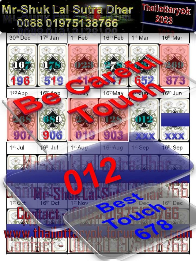 Mr-Shuk Lal Lotto 100% Free 01-06-2023 - Page 13 Maste328