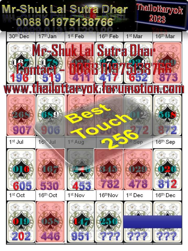 Mr-Shuk Lal Lotto 100% Free 16-11-2023 - Page 4 Maste376