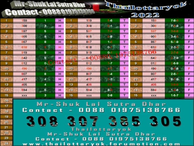 Mr-Shuk Lal Lotto 100% Free 01-09-2022 Prese118