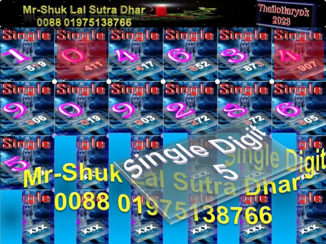 Mr-Shuk Lal Lotto 100% Free 01-08-2023 Singl446