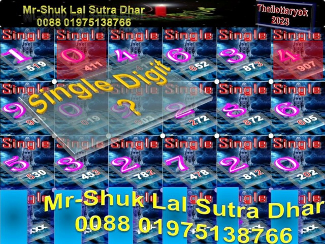Mr-Shuk Lal Lotto 100% Free 16-10-2023 - Page 3 Singl472