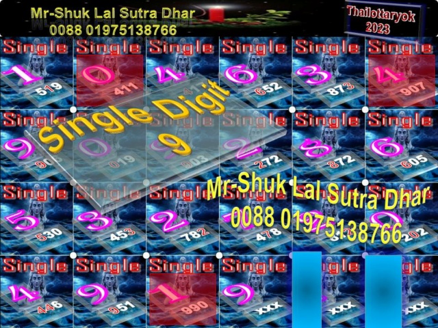 Mr-Shuk Lal Lotto 100% VIP 01-12-2023 Singl497