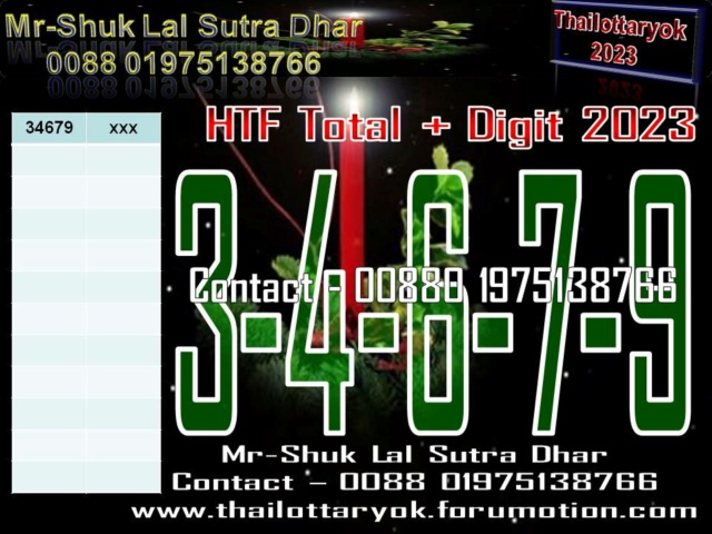 Mr-Shuk Lal Lotto 100% Free 17-01-2023 - Page 3 Total165