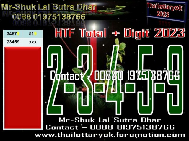 Mr-Shuk Lal Lotto 100% Free 01-02-2023 - Page 3 Total172
