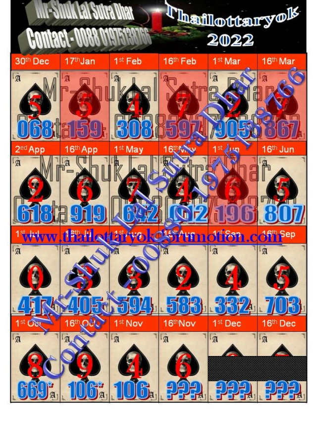 Mr-Shuk Lal Lotto 100% Free 16-11-2022 - Page 3 Yearl117