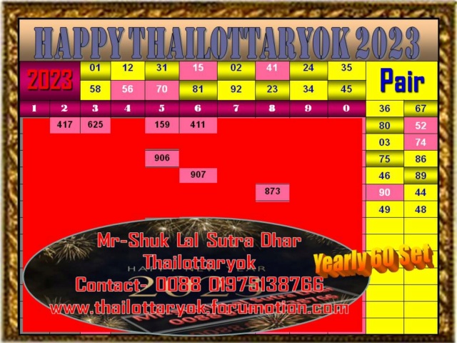 Mr-Shuk Lal Lotto 100% Free 02-05-2023 - Page 4 Yearl136