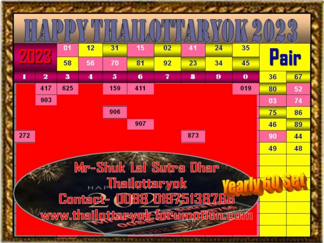 Mr-Shuk Lal Lotto 100% Free 16-06-2023 - Page 5 Yearl143