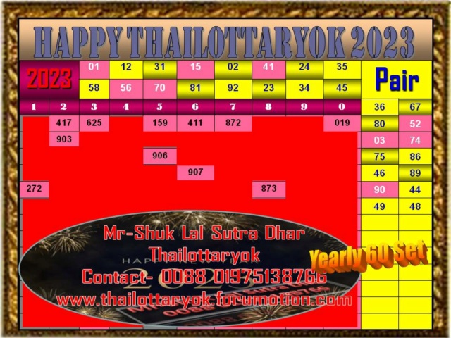 Mr-Shuk Lal Lotto 100% VIP 01-07-2023 - Page 5 Yearl145