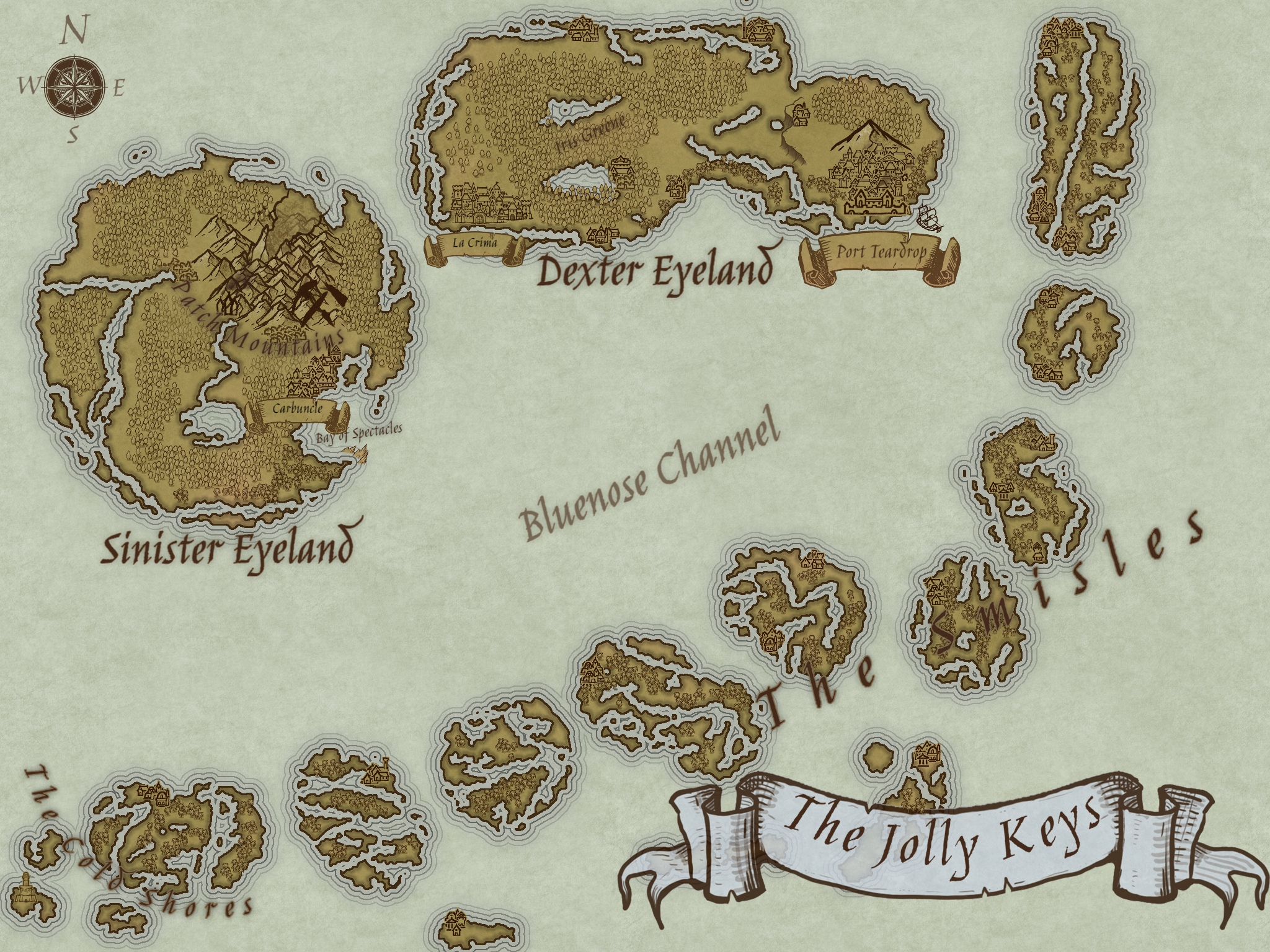 A Map of The Jolly Keys
