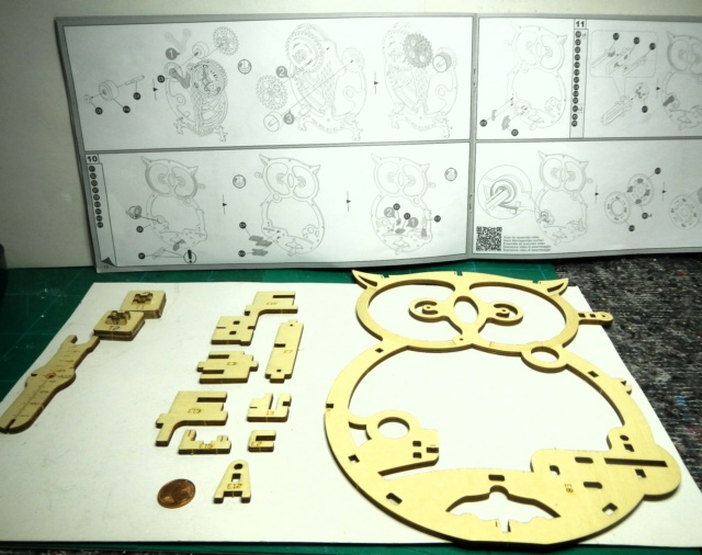 Horloge Hibou [puzzle bois 3D Rokr] de Glénans - Page 3 Dscn3034