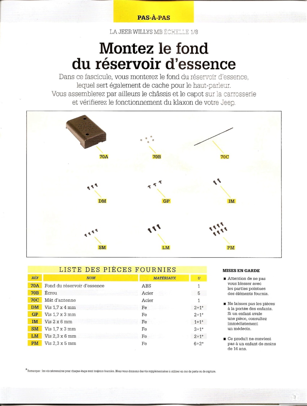 Jeep Willys MB [Hachette 1/8°] de Glénans (1/2) - Page 21 N70_li10