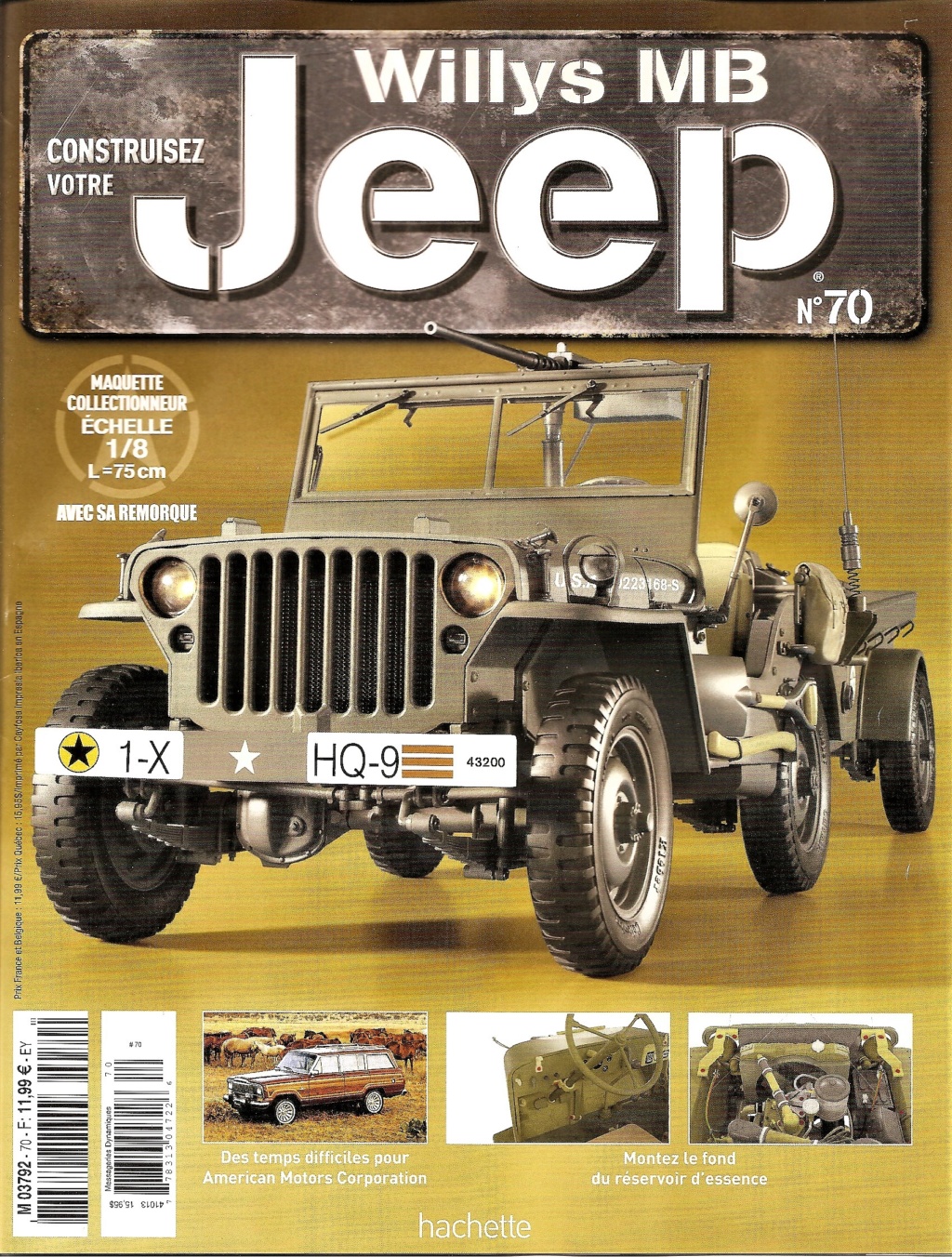 Jeep Willys - 1/8ème - Ed. Hachette - Construction par Glénans (Partie 1) - Page 38 N70_pa10